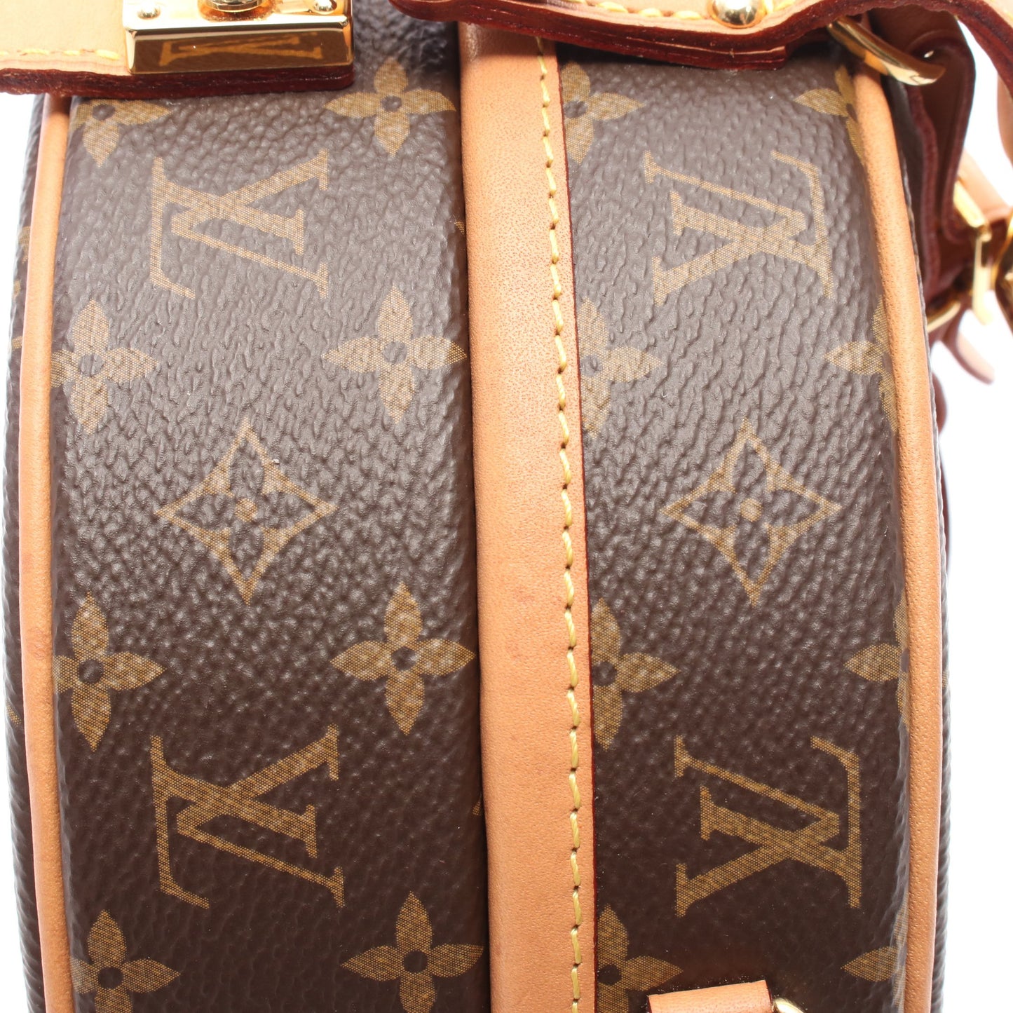プティット ボワット シャポー モノグラム ハンドバッグ PVC レザー ブラウン 2WAY ルイヴィトン バッグ LOUIS VUITTON