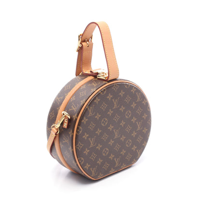 プティット ボワット シャポー モノグラム ハンドバッグ PVC レザー ブラウン 2WAY ルイヴィトン バッグ LOUIS VUITTON