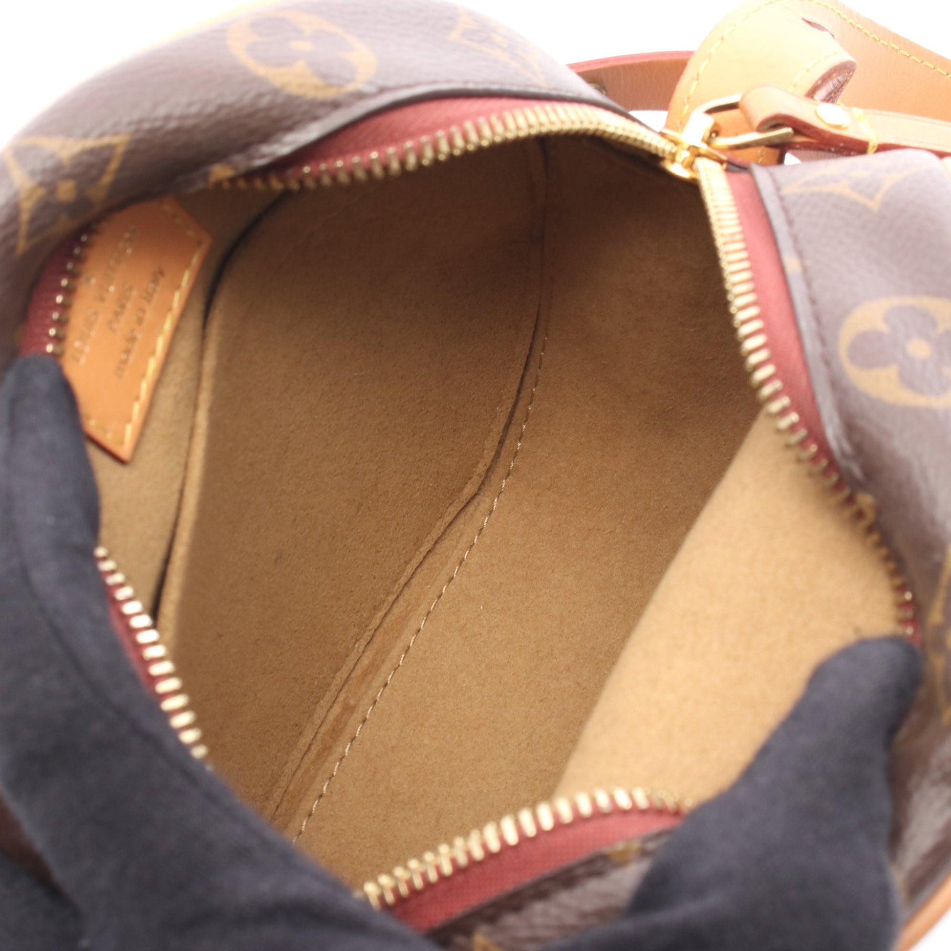 ボワット シャポー スープルPM モノグラム ショルダーバッグ PVC レザー ブラウン ルイヴィトン バッグ LOUIS VUITTON