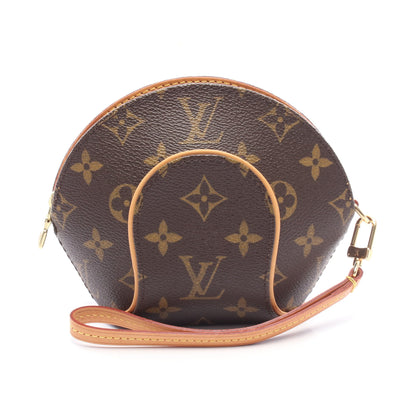 ミニ エリプス モノグラム ポーチ PVC レザー ブラウン ルイヴィトン 財布・小物 LOUIS VUITTON