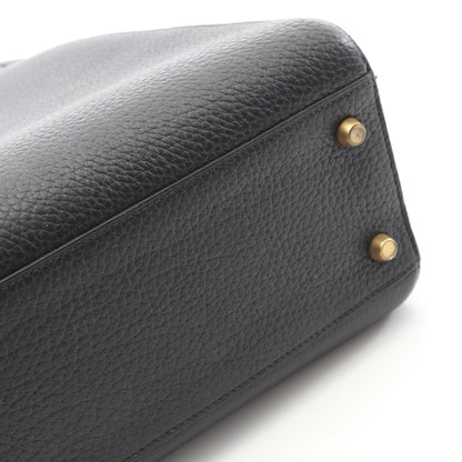 ケリースポーツGM ショルダーバッグ アルデンヌ ブラック ゴールド金具 ○W刻印 エルメス バッグ HERMES