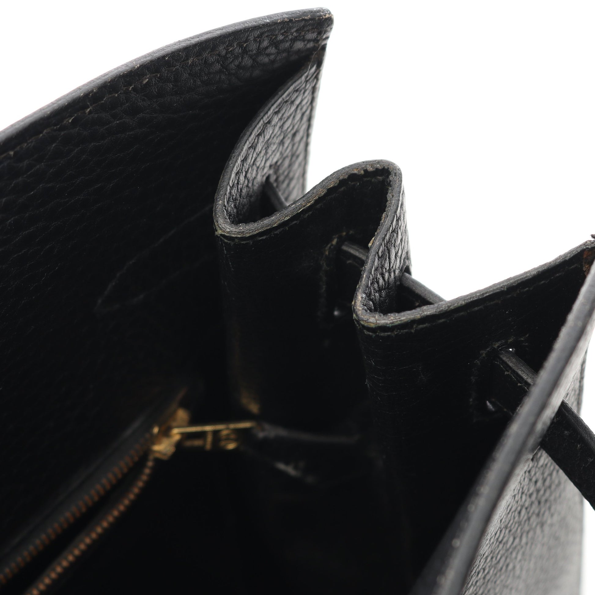 ケリースポーツGM ショルダーバッグ アルデンヌ ブラック ゴールド金具 ○W刻印 エルメス バッグ HERMES