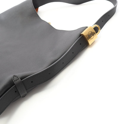ロウキー ホーボー MM ノワール ショルダーバッグ レザー ブラック ゴールド ルイヴィトン バッグ LOUIS VUITTON