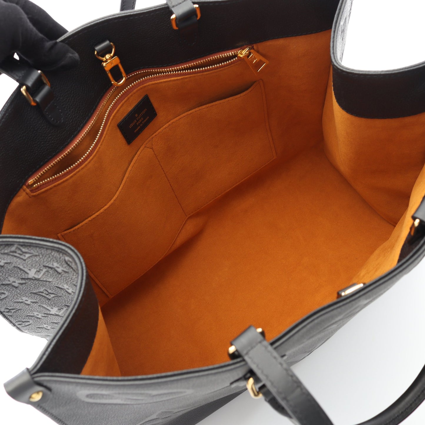 オンザゴーGM モノグラムアンプラント ノワール ショルダーバッグ トートバッグ レザー ブラック 2WAY ルイヴィトン バッグ LOUIS VUITTON