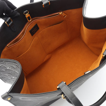 オンザゴーGM モノグラムアンプラント ノワール ショルダーバッグ トートバッグ レザー ブラック 2WAY ルイヴィトン バッグ LOUIS VUITTON