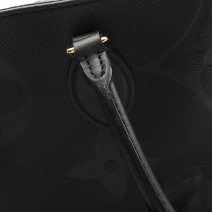 オンザゴーGM モノグラムアンプラント ノワール ショルダーバッグ トートバッグ レザー ブラック 2WAY ルイヴィトン バッグ LOUIS VUITTON