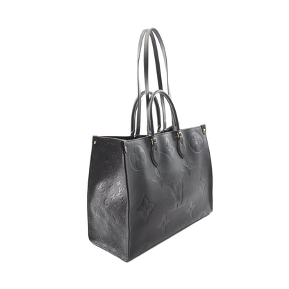 オンザゴーGM モノグラムアンプラント ノワール ショルダーバッグ トートバッグ レザー ブラック 2WAY ルイヴィトン バッグ LOUIS VUITTON
