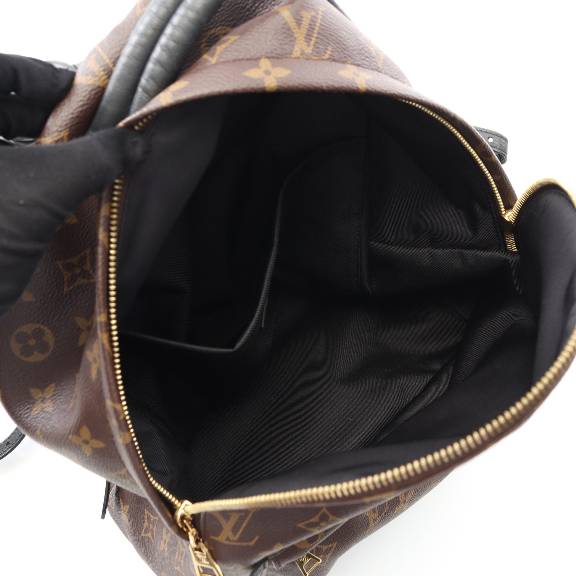 パームスプリングス バックパックMM モノグラム リュックサック PVC レザー ブラウン ルイヴィトン バッグ LOUIS VUITTON