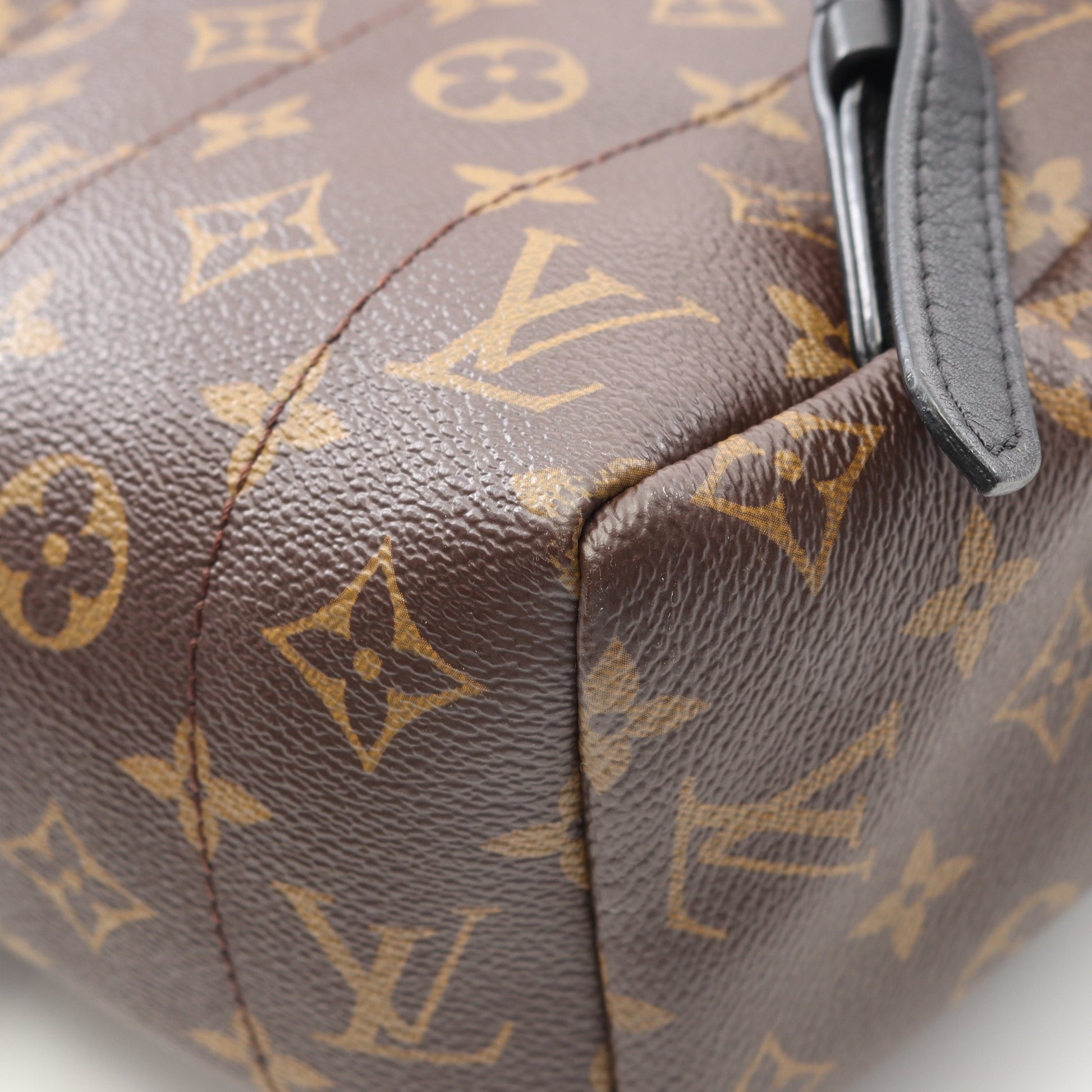 パームスプリングス バックパックMM モノグラム リュックサック PVC レザー ブラウン ルイヴィトン バッグ LOUIS VUITTON