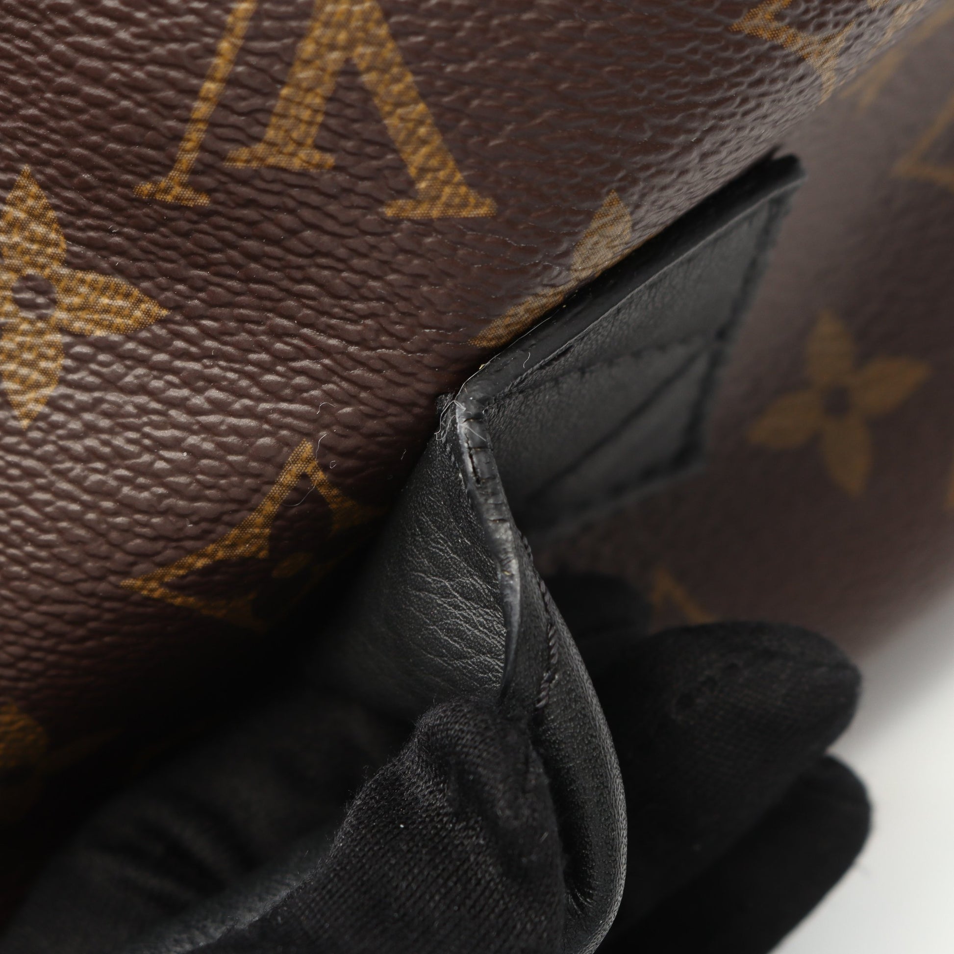 パームスプリングス バックパックMM モノグラム リュックサック PVC レザー ブラウン ルイヴィトン バッグ LOUIS VUITTON