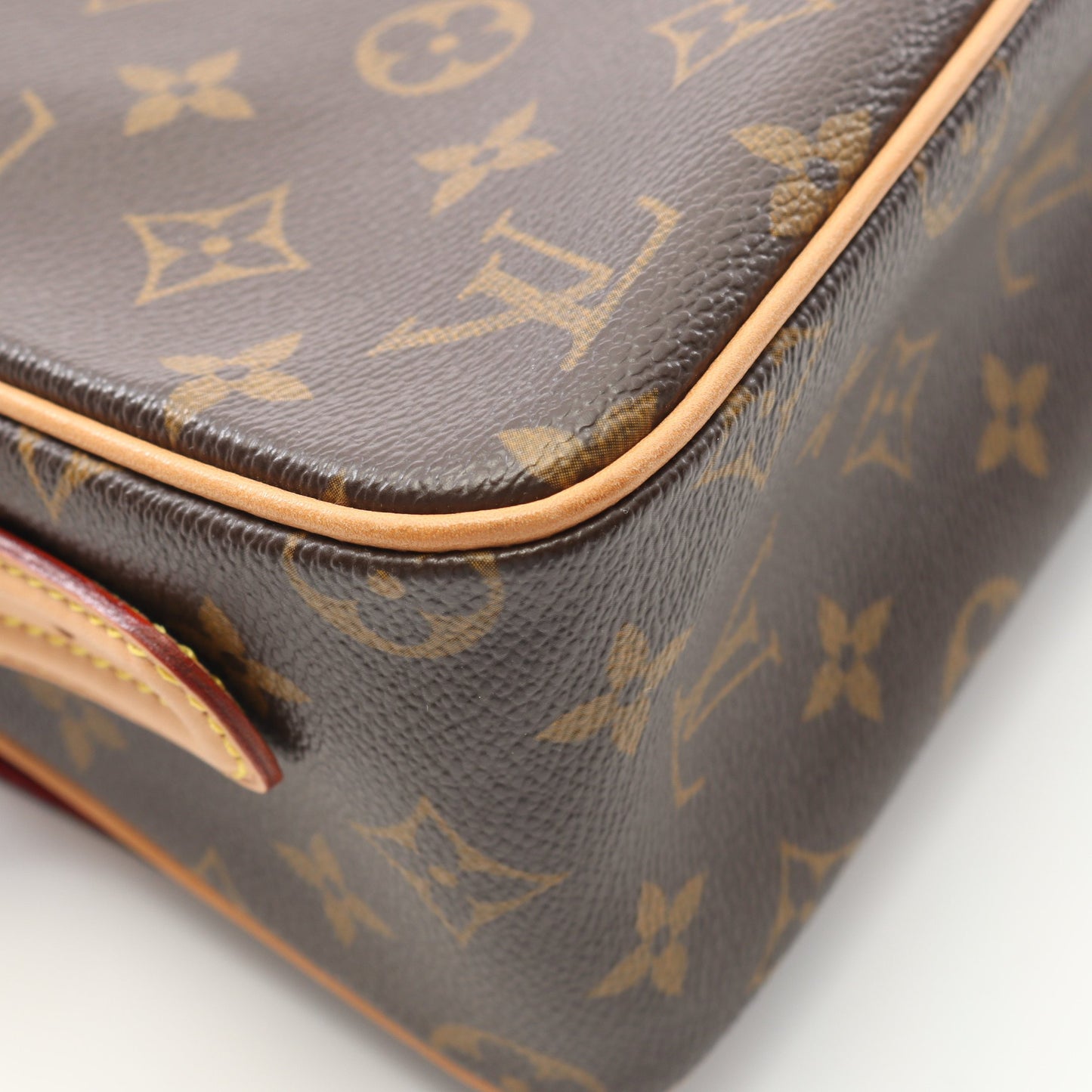ヴィバシテMM モノグラム ショルダーバッグ PVC レザー ブラウン ルイヴィトン バッグ LOUIS VUITTON