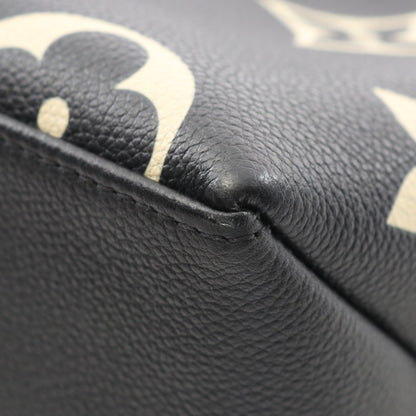 プティ パレPM バイカラーモノグラムアンプラント ハンドバッグ レザー ブラック ベージュ 2WAY ルイヴィトン バッグ LOUIS VUITTON