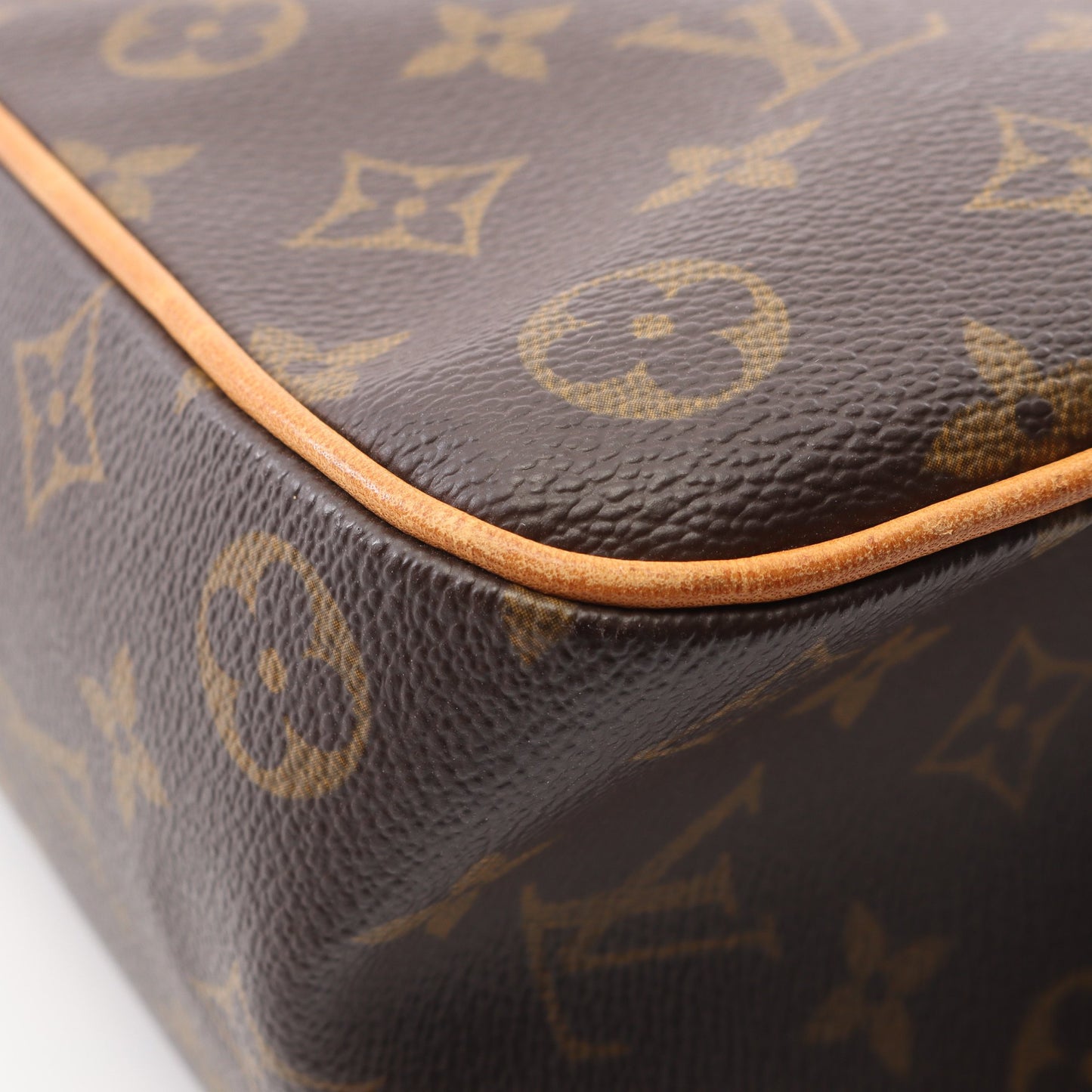 ミュルティプリシテ モノグラム ハンドバッグ PVC レザー ブラウン ルイヴィトン バッグ LOUIS VUITTON