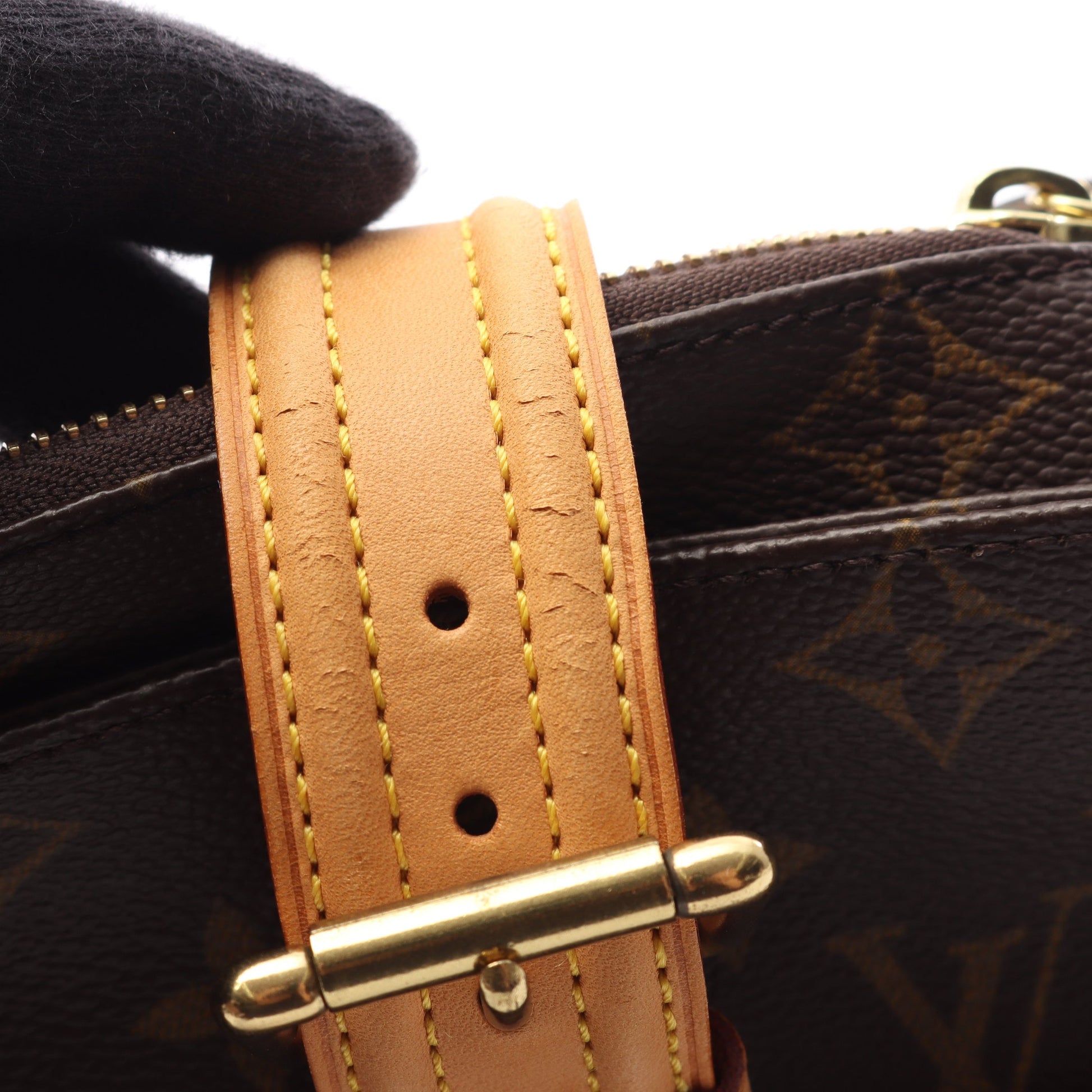 ミュルティプリシテ モノグラム ハンドバッグ PVC レザー ブラウン ルイヴィトン バッグ LOUIS VUITTON