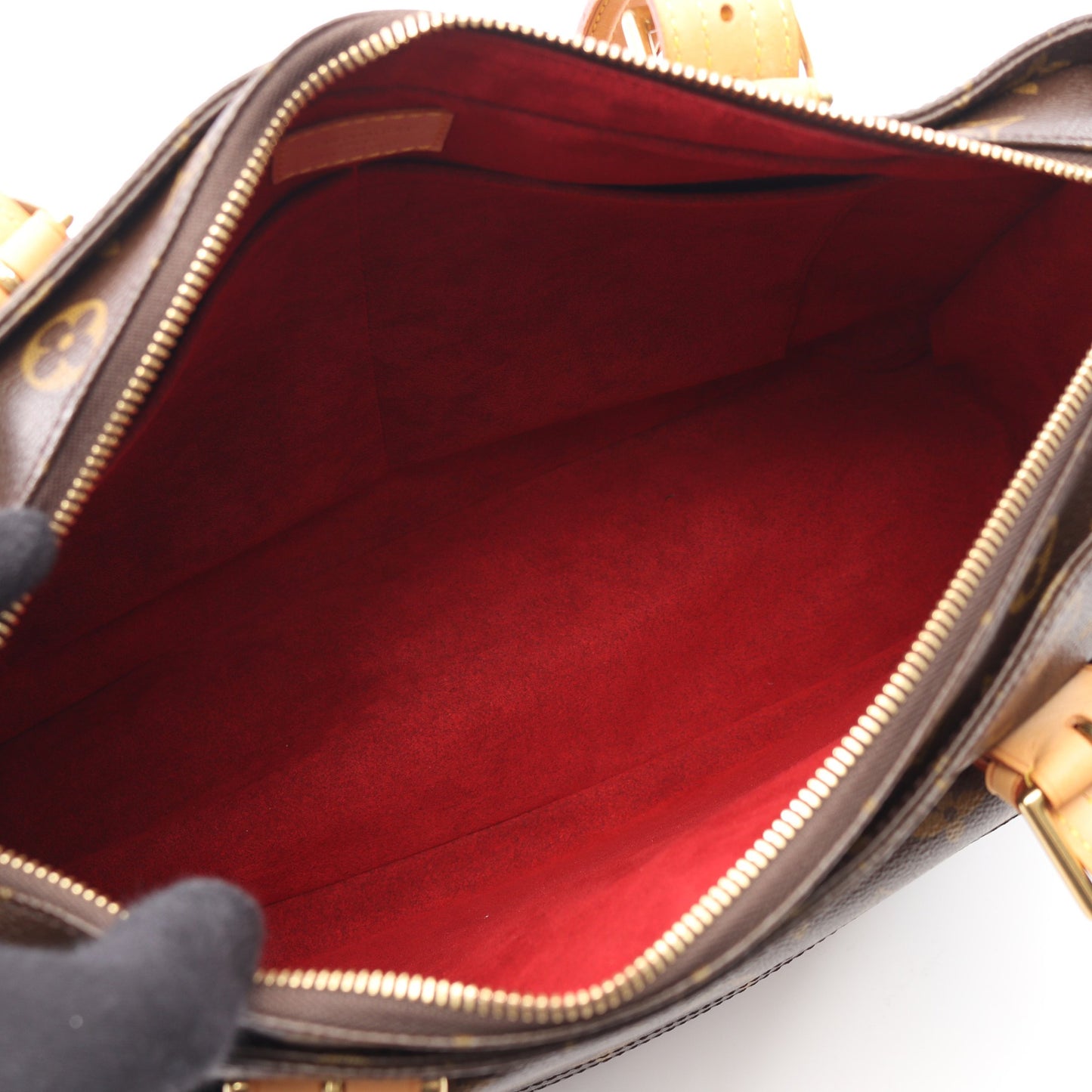 ミュルティプリシテ モノグラム ハンドバッグ PVC レザー ブラウン ルイヴィトン バッグ LOUIS VUITTON