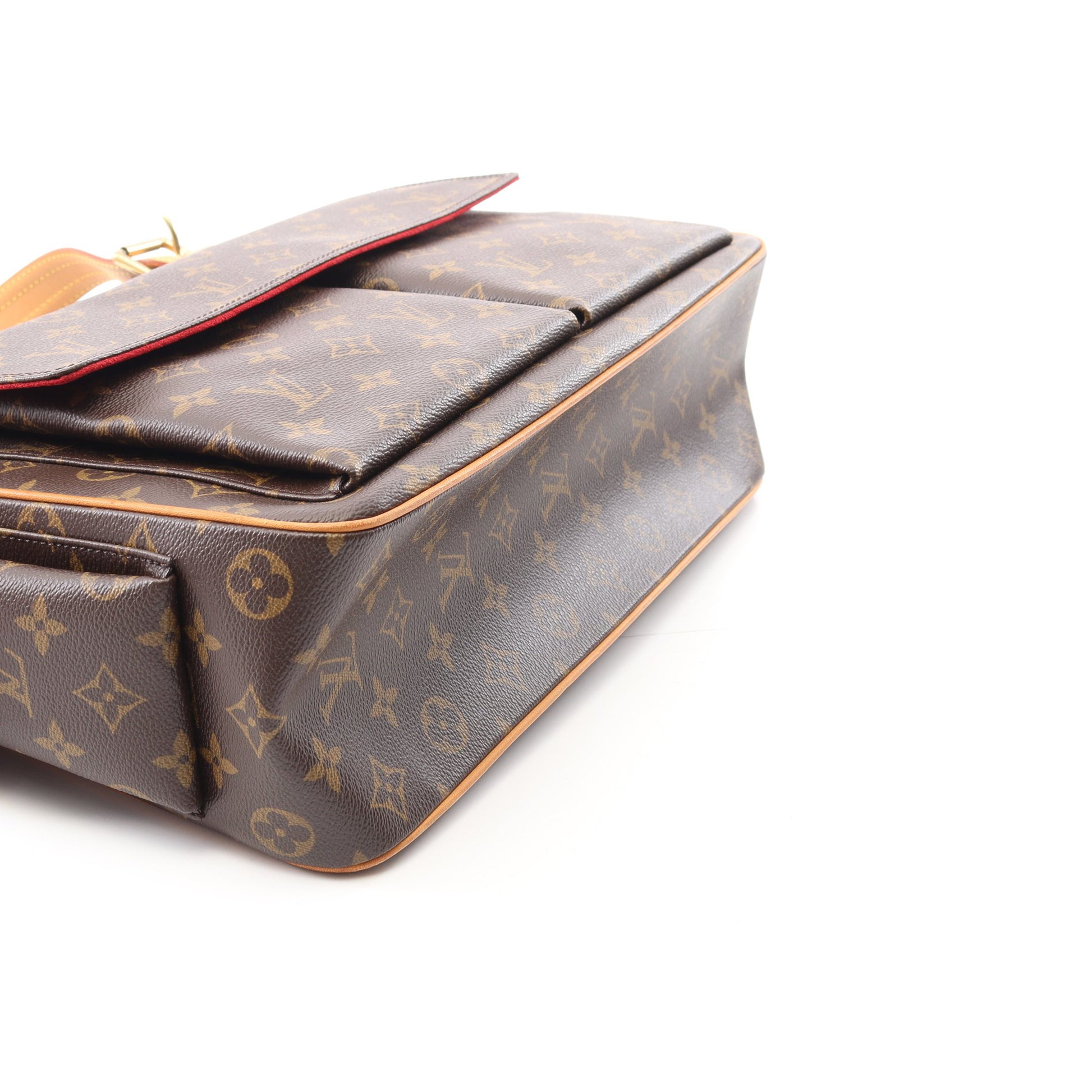 ミュルティプリシテ モノグラム ハンドバッグ PVC レザー ブラウン ルイヴィトン バッグ LOUIS VUITTON