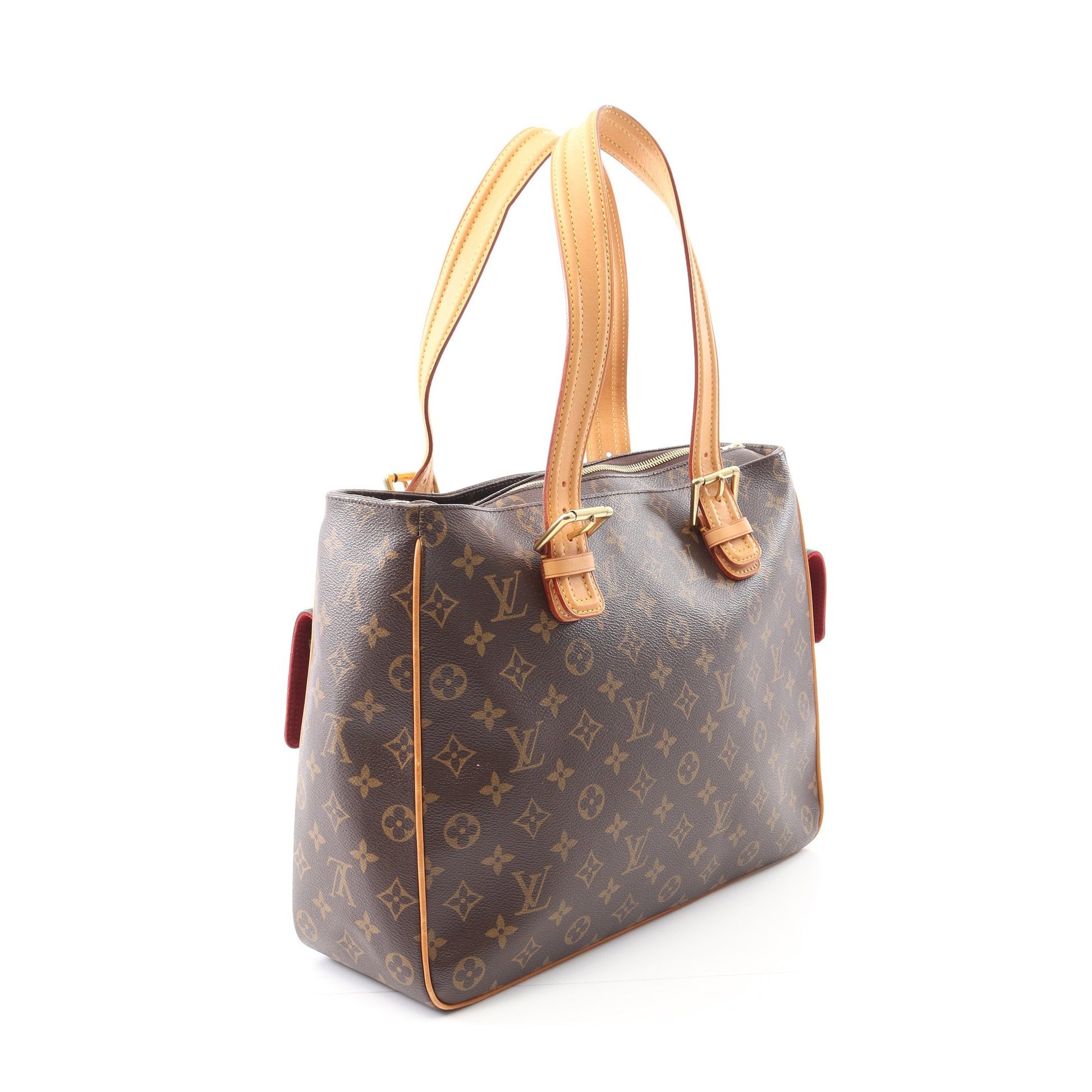 ミュルティプリシテ モノグラム ハンドバッグ PVC レザー ブラウン ルイヴィトン バッグ LOUIS VUITTON