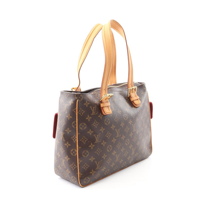ミュルティプリシテ モノグラム ハンドバッグ PVC レザー ブラウン ルイヴィトン バッグ LOUIS VUITTON
