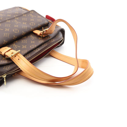 ミュルティプリシテ モノグラム ハンドバッグ PVC レザー ブラウン ルイヴィトン バッグ LOUIS VUITTON