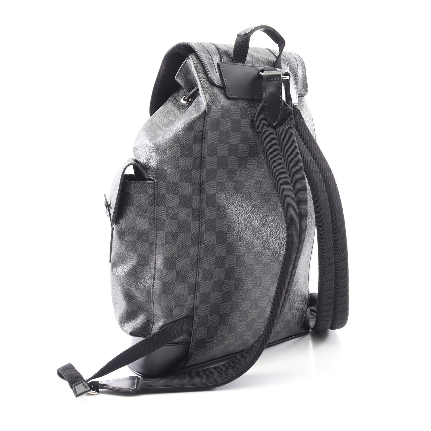 クリストファーPM ダミエグラフィット バックパック リュックサック PVC レザー ブラック ルイヴィトン バッグ LOUIS VUITTON