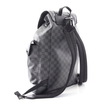 クリストファーPM ダミエグラフィット バックパック リュックサック PVC レザー ブラック ルイヴィトン バッグ LOUIS VUITTON