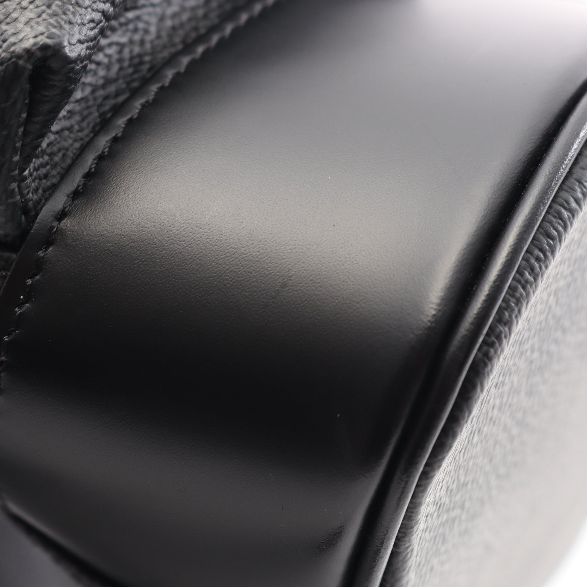 クリストファーPM ダミエグラフィット バックパック リュックサック PVC レザー ブラック ルイヴィトン バッグ LOUIS VUITTON