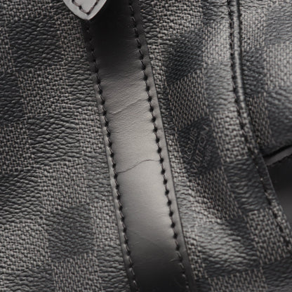 クリストファーPM ダミエグラフィット バックパック リュックサック PVC レザー ブラック ルイヴィトン バッグ LOUIS VUITTON