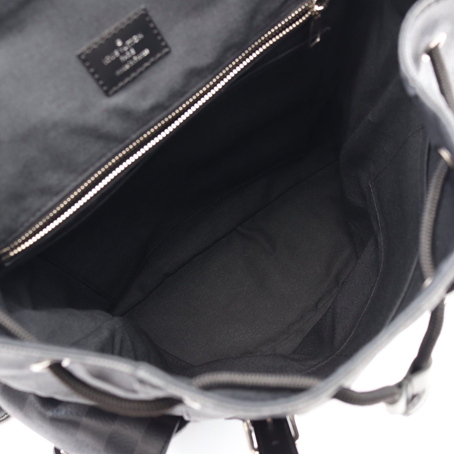 クリストファーPM ダミエグラフィット バックパック リュックサック PVC レザー ブラック ルイヴィトン バッグ LOUIS VUITTON