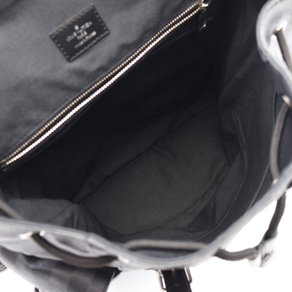 クリストファーPM ダミエグラフィット バックパック リュックサック PVC レザー ブラック ルイヴィトン バッグ LOUIS VUITTON