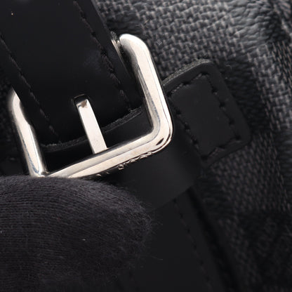 クリストファーPM ダミエグラフィット バックパック リュックサック PVC レザー ブラック ルイヴィトン バッグ LOUIS VUITTON