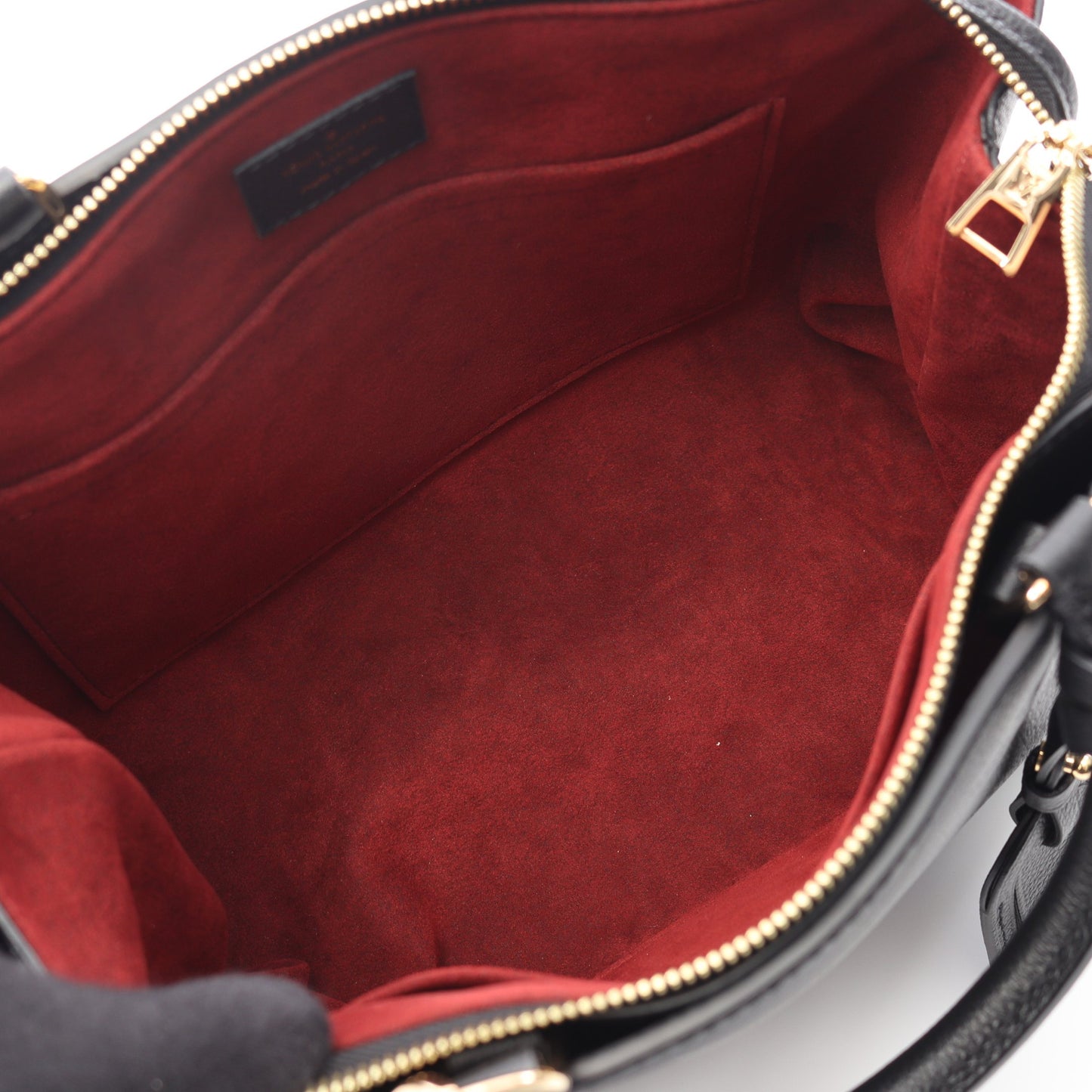 プティ パレPM モノグラムアンプラント ハンドバッグ レザー ブラック 2WAY ルイヴィトン バッグ LOUIS VUITTON