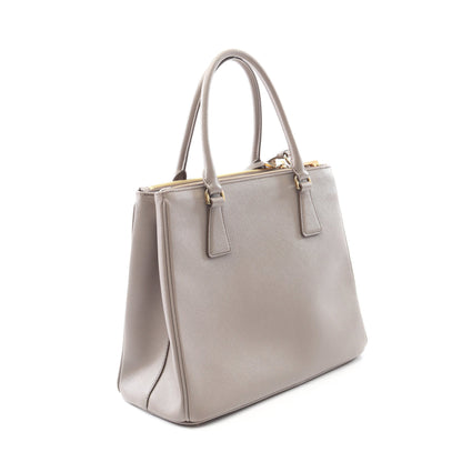 SAFFIANO LUX ハンドバッグ サフィアーノレザー グレー 2WAY プラダ バッグ PRADA