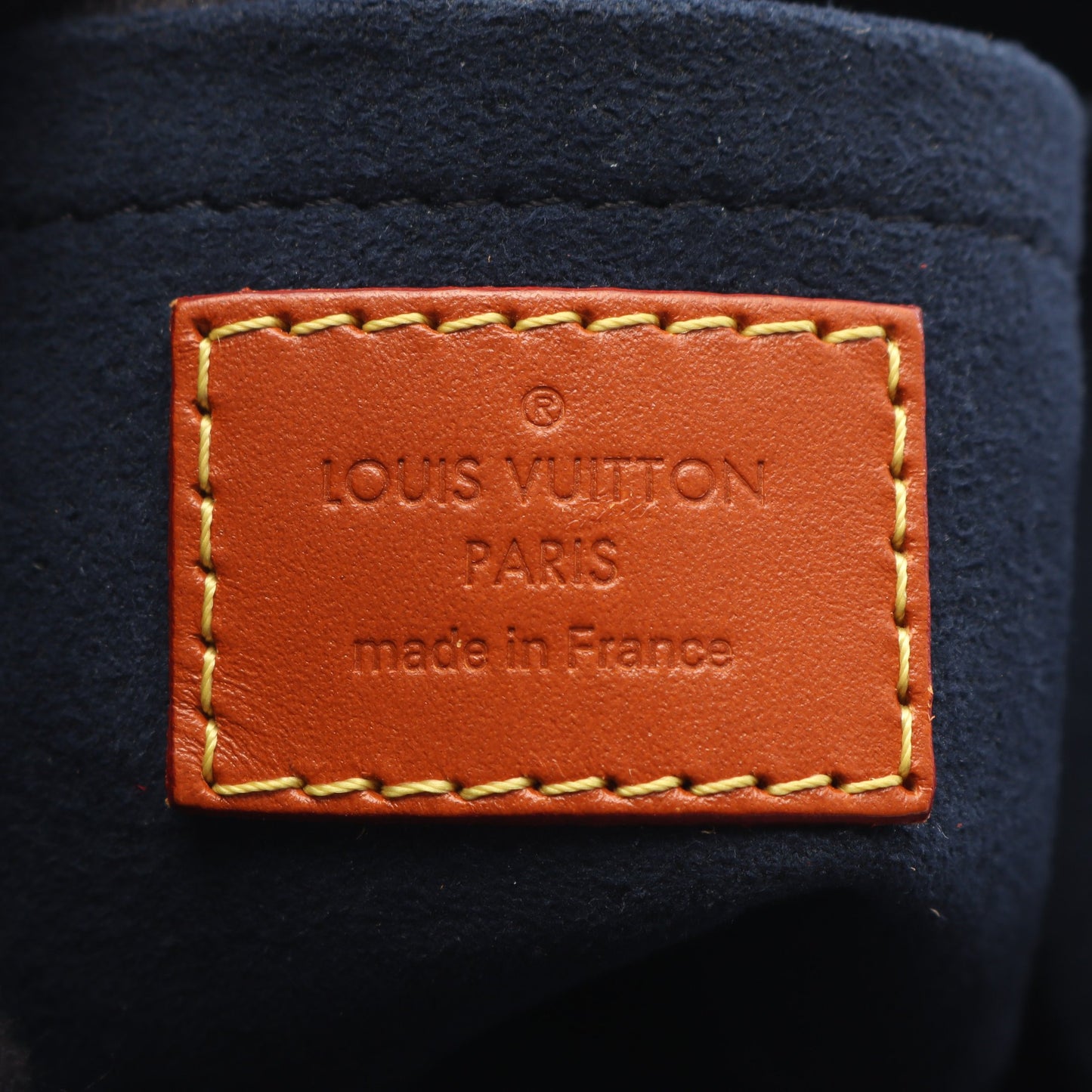 ダッフルバッグ モノグラムリバース ハンドバッグ レザー ネイビー ライトブラウン 2WAY ルイヴィトン バッグ LOUIS VUITTON
