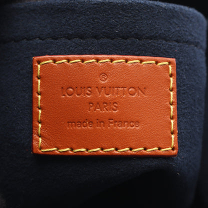 ダッフルバッグ モノグラムリバース ハンドバッグ レザー ネイビー ライトブラウン 2WAY ルイヴィトン バッグ LOUIS VUITTON