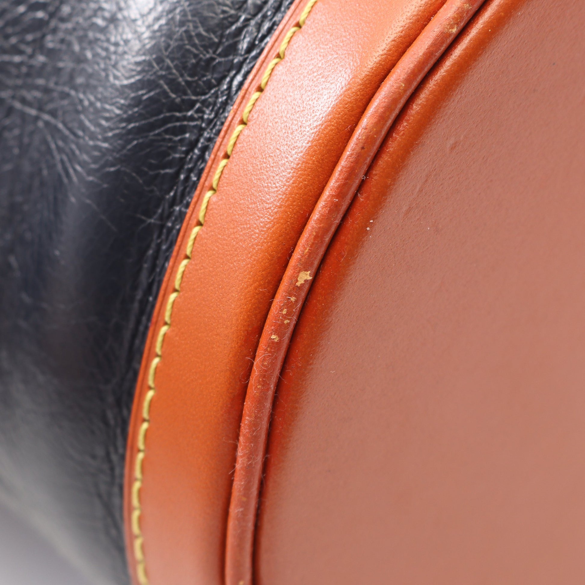 ダッフルバッグ モノグラムリバース ハンドバッグ レザー ネイビー ライトブラウン 2WAY ルイヴィトン バッグ LOUIS VUITTON