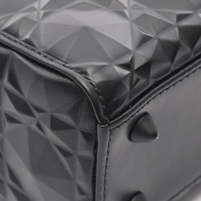 レディディオール スモール ハンドバッグ レザー ブラック 2WAY クリスチャンディオール バッグ Christian Dior