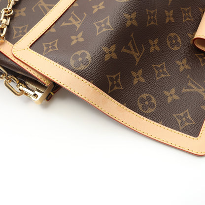 ドーフィーヌ ソフトGM モノグラム チェーンショルダーバッグ PVCレザー ブラウン ルイヴィトン バッグ LOUIS VUITTON