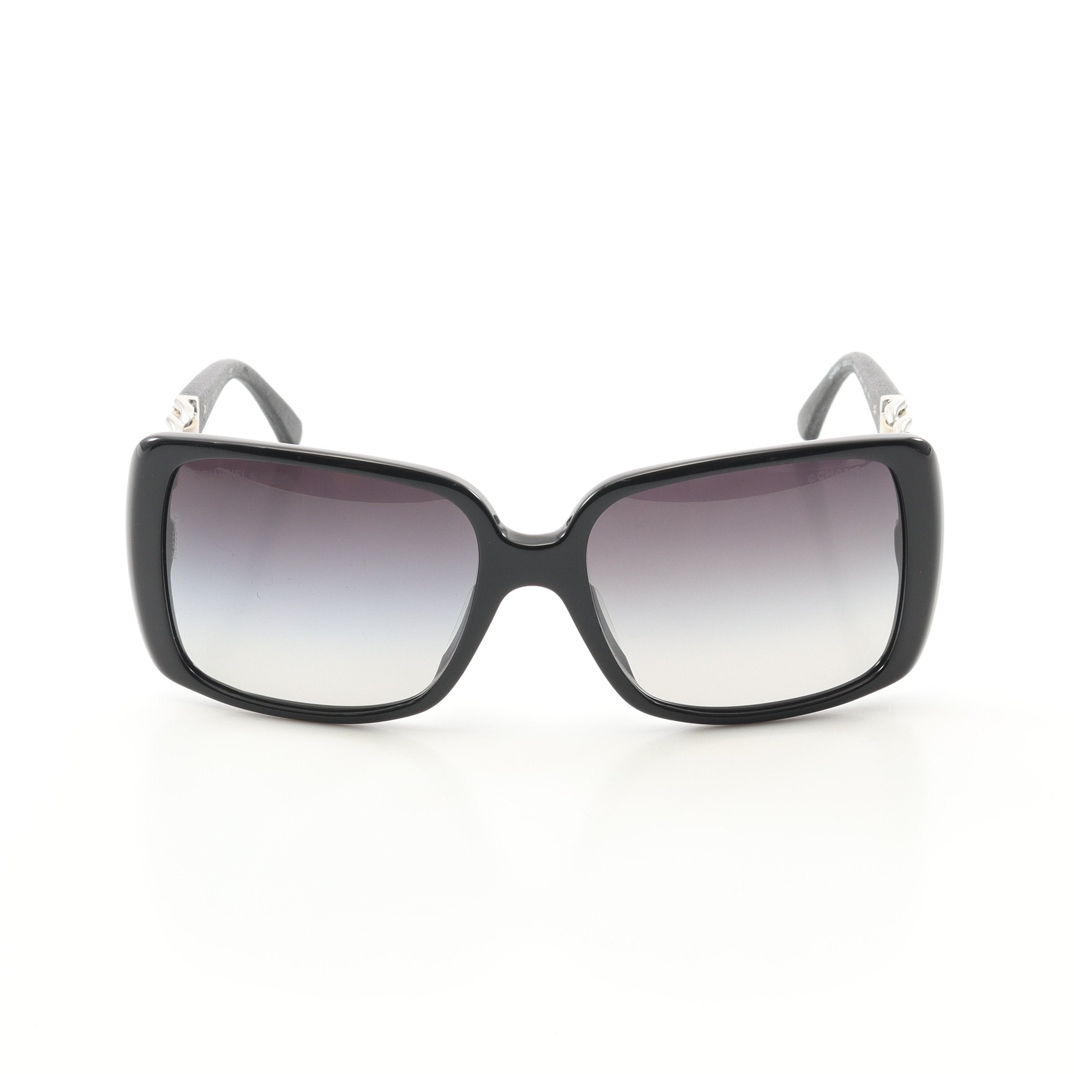 シャネル CHANEL サングラス ブラック シルバー ココマーク アイウェア