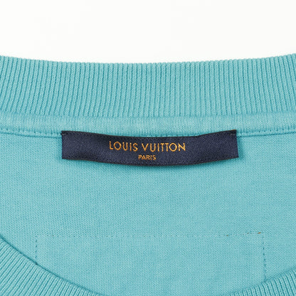STAPLES EDITION インサイドアウト Tシャツ コットン ターコイズブルー ルイヴィトン トップス LOUIS VUITTON
