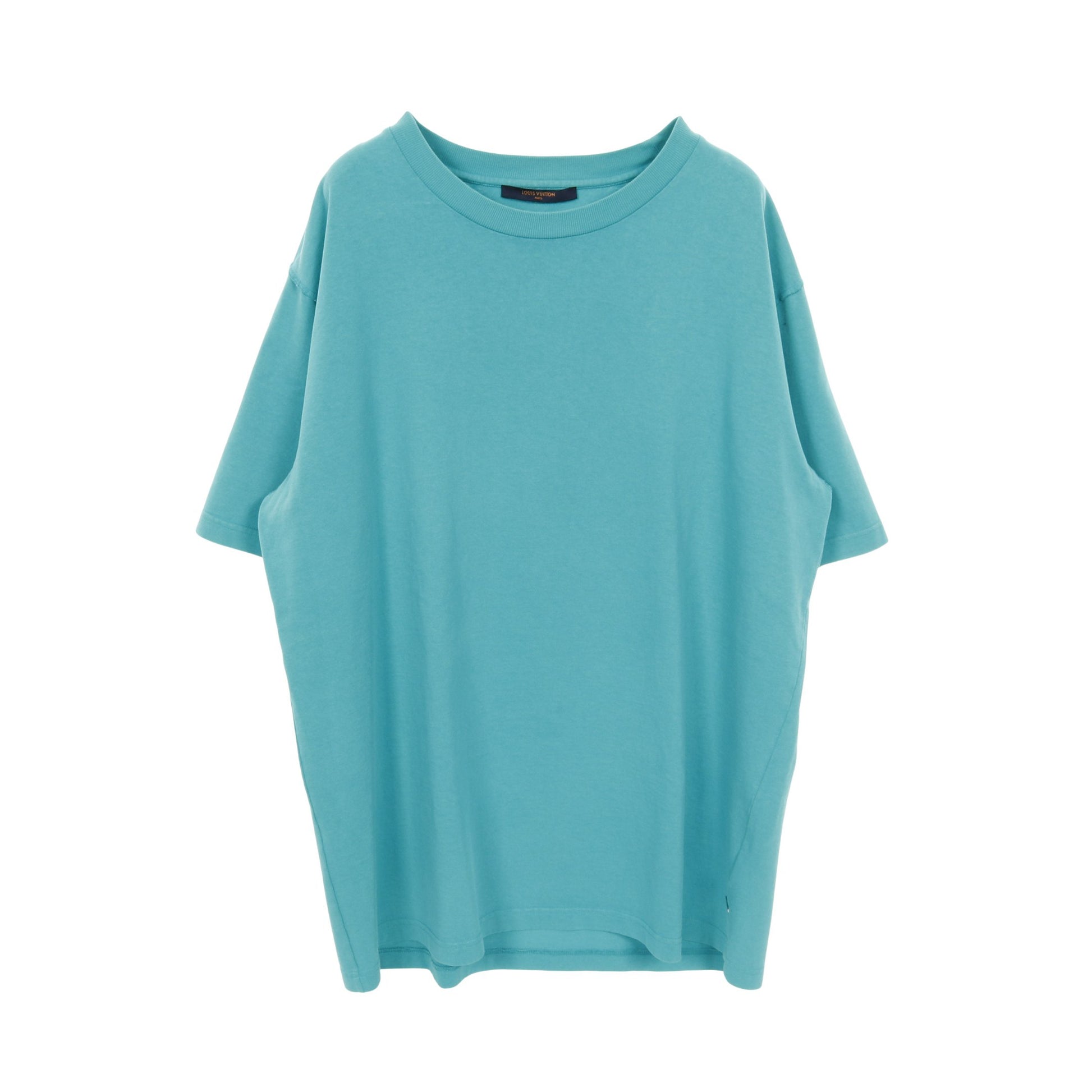 STAPLES EDITION インサイドアウト Tシャツ コットン ターコイズブルー ルイヴィトン トップス LOUIS VUITTON