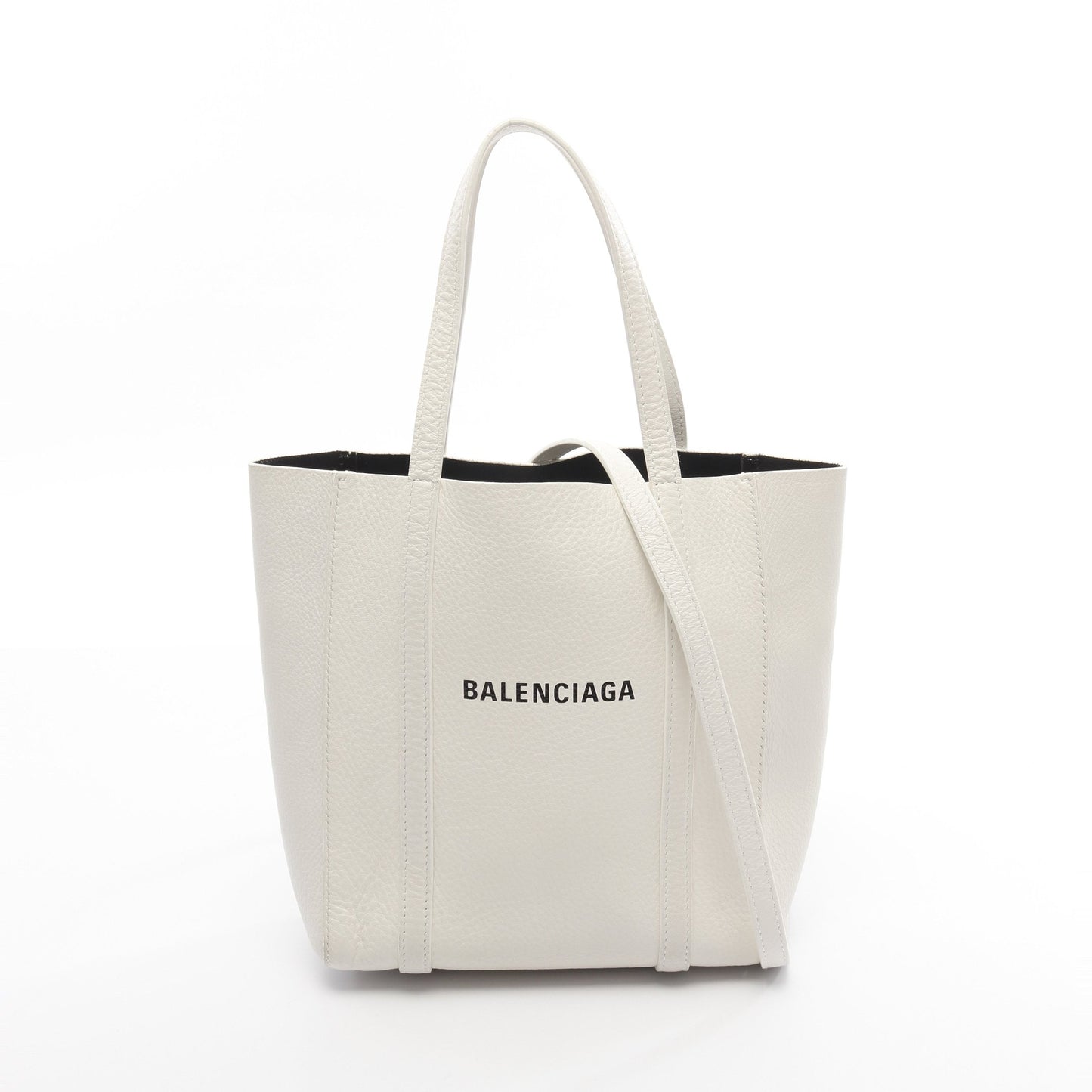 EVERYDAY XXS エブリデイ ハンドバッグ トートバッグ レザー ホワイト 2WAY バレンシアガ バッグ BALENCIAGA