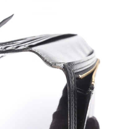 ベアンスフレ 二つ折り長財布 ボックスカーフ ブラック ゴールド金具 □F刻印 エルメス 財布・小物 HERMES