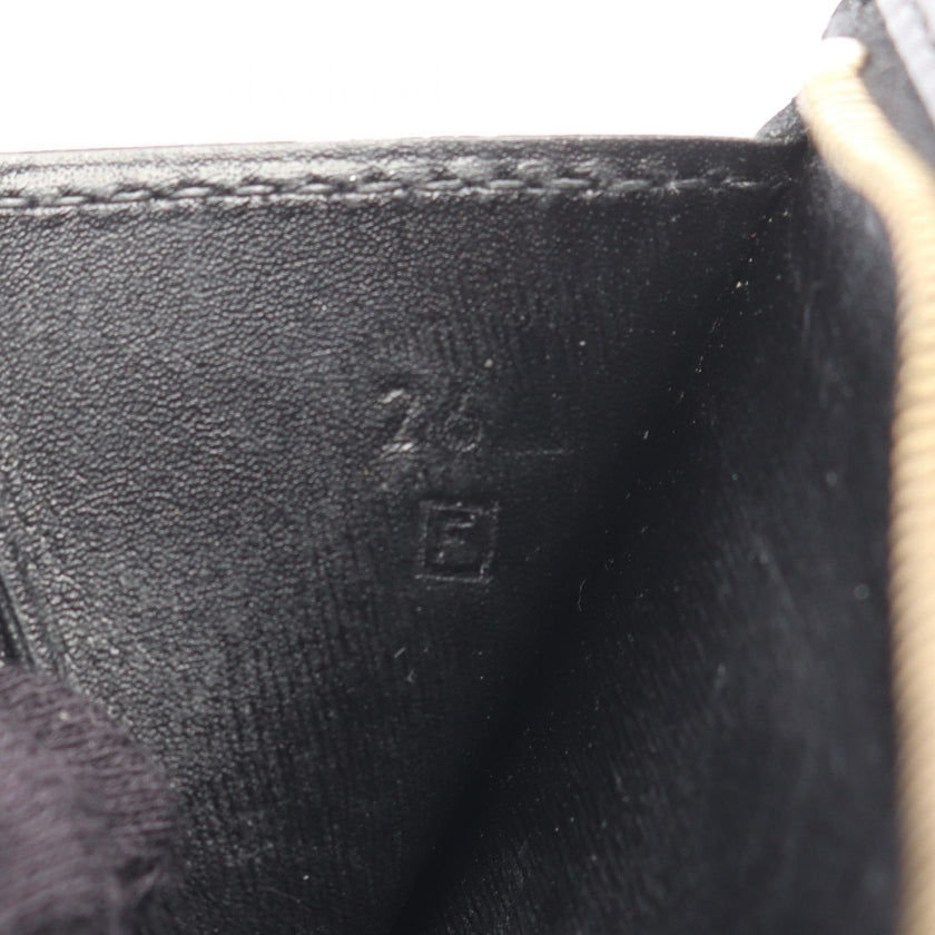 ベアンスフレ 二つ折り長財布 ボックスカーフ ブラック ゴールド金具 □F刻印 エルメス 財布・小物 HERMES