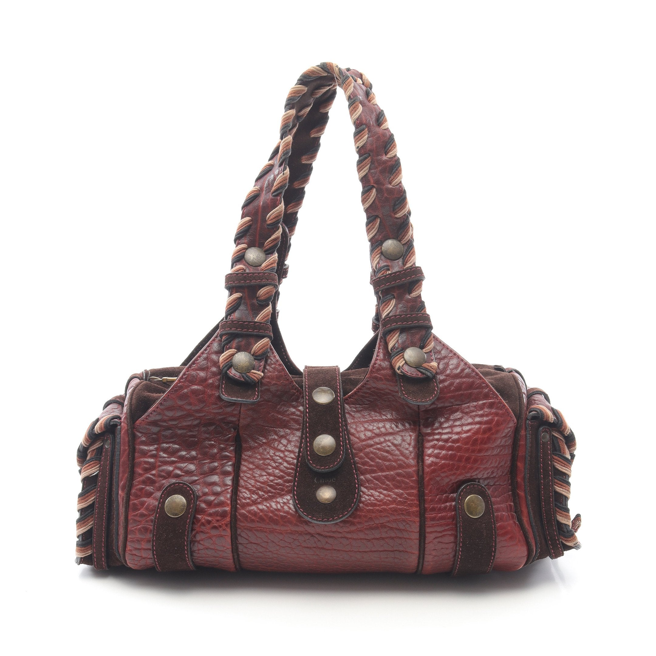 Chloe クロエ スエード&レザー ショルダーバッグ シルベラード ワン