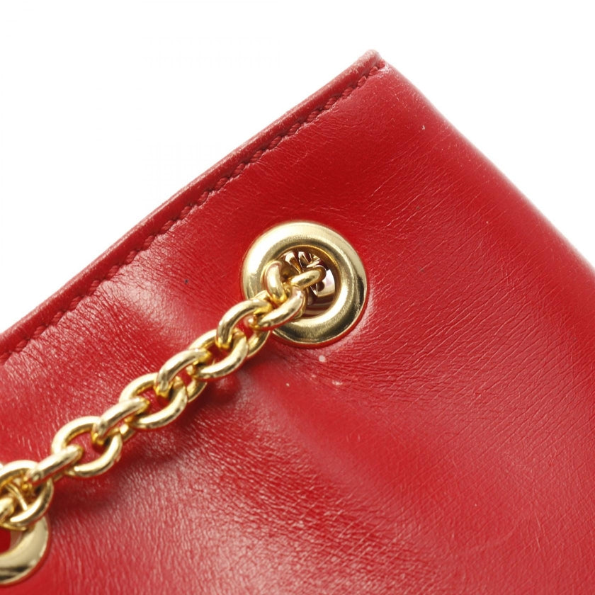 チェーンショルダーバッグ レザー レッド セリーヌ – RECLO
