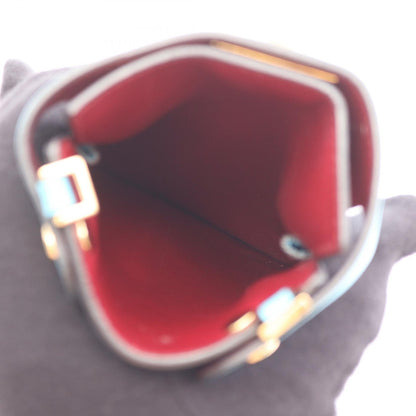 フォンポーチ ショルダーバッグ レザー ライトブルー フェンディ バッグ FENDI