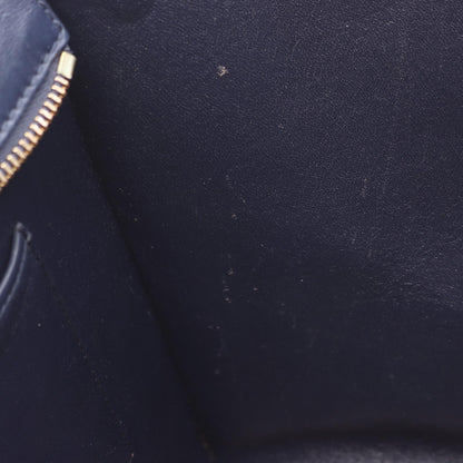ラゲージ ミニショッパー ハンドバッグ レザー ネイビー セリーヌ バッグ CELINE