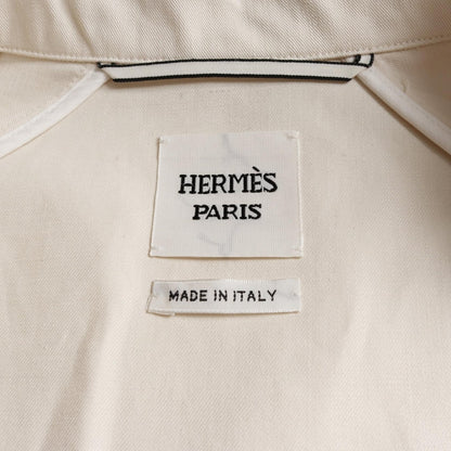 クルードセル ジャケット コットン アイボリー エルメス アウター HERMES