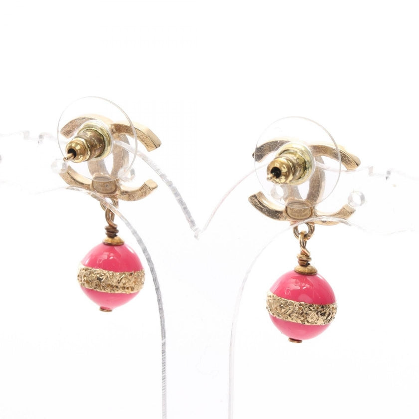 ココマーク ピアス GP ゴールド ピンク A24P シャネル – RECLO