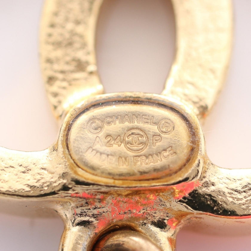 ココマーク ピアス GP ゴールド ピンク A24P シャネル – RECLO